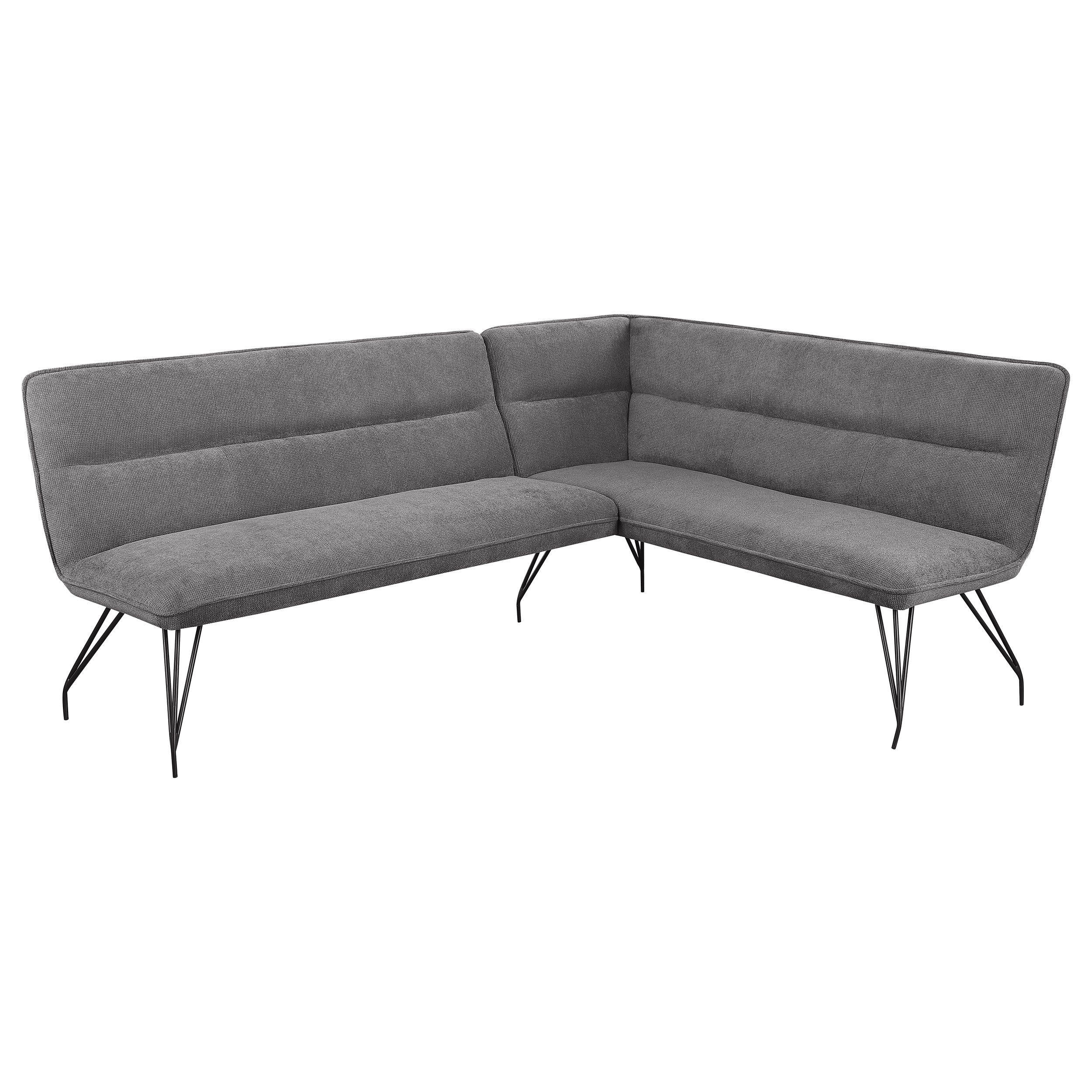 Dodson - Fabric Upholstered L-Shaped Nook Dining Bench - Image 19