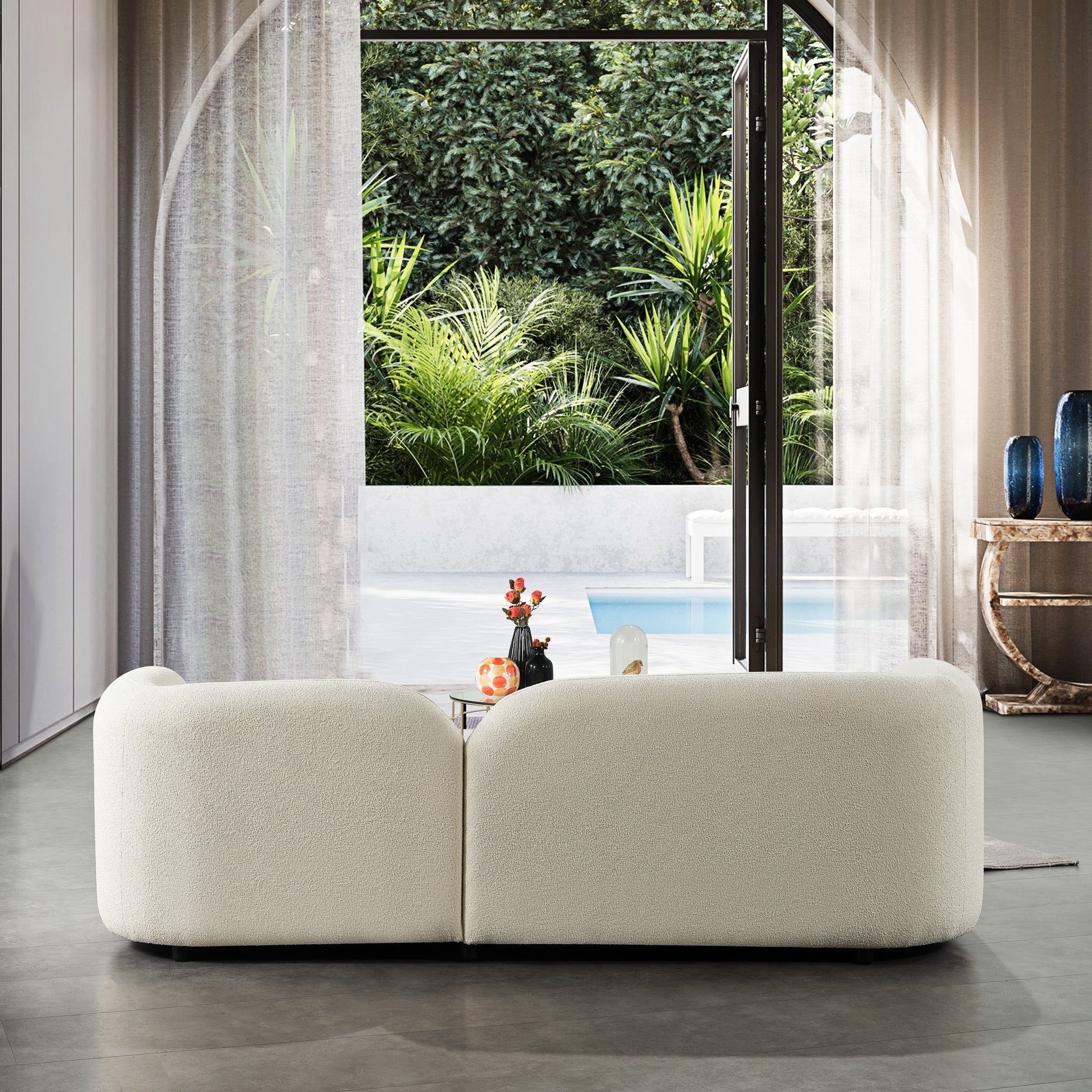 Donna - Japandi Design Boucle Sofa - Image 6