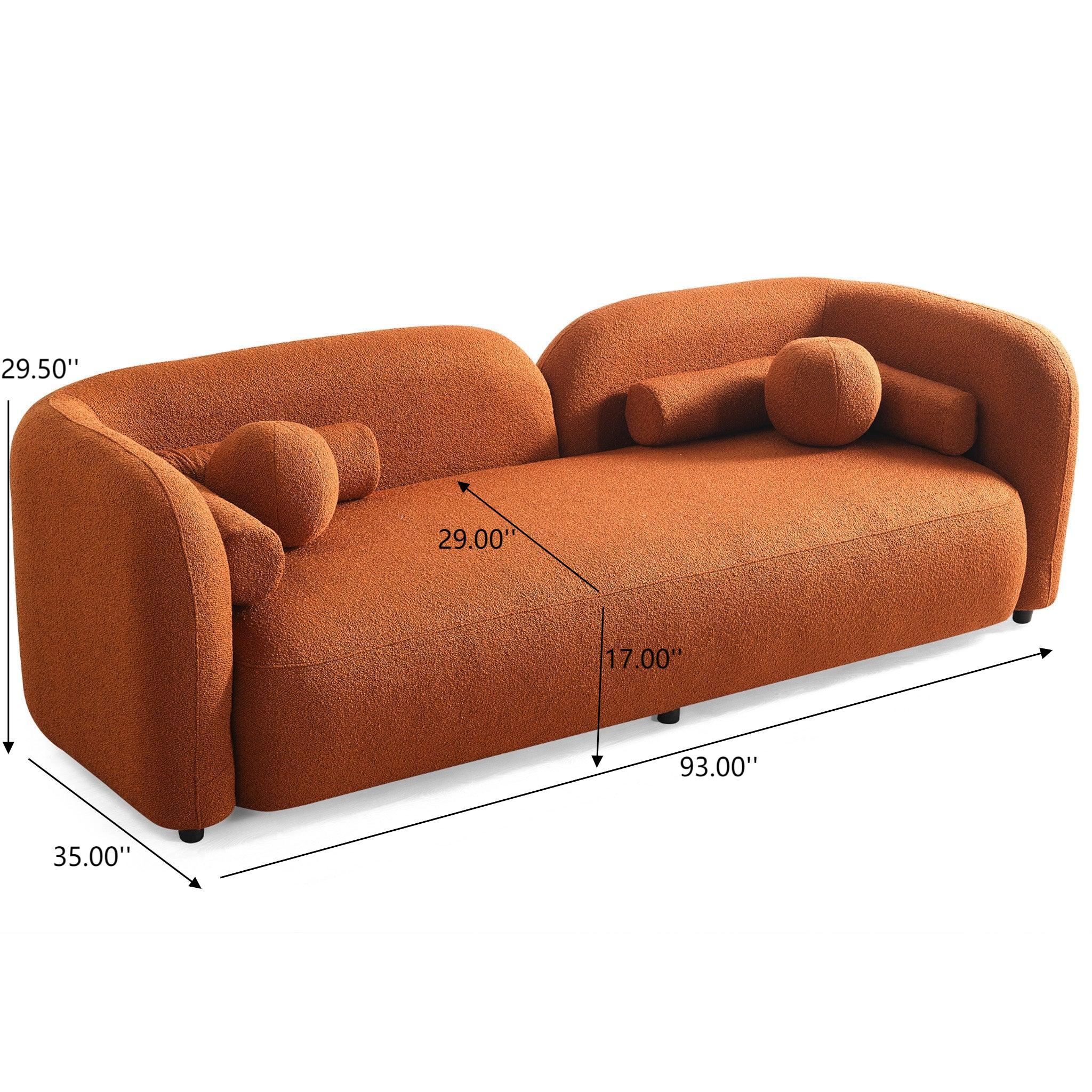 Donna - Japandi Style, Boucle Sofa - Image 12