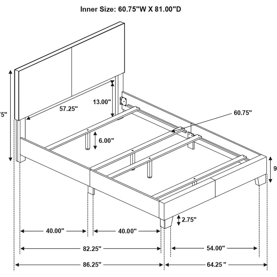 Dorian - Upholstered Panel Bed - Image 84