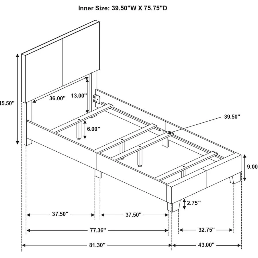 Dorian - Upholstered Panel Bed - Image 85