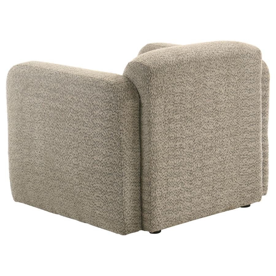 Dorset - Fabric Upholstered Round Track Arm Accent Chair - Image 12