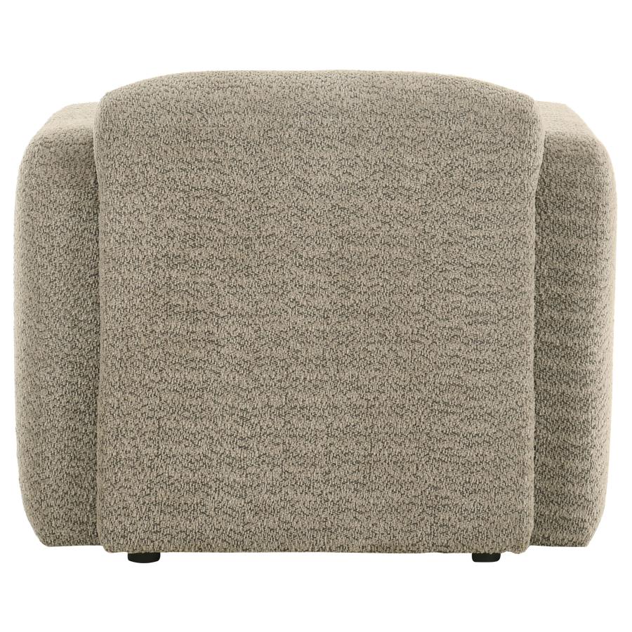 Dorset - Fabric Upholstered Round Track Arm Accent Chair - Image 14