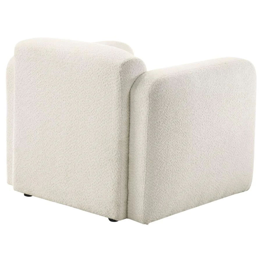 Dorset - Fabric Upholstered Round Track Arm Accent Chair - Image 15