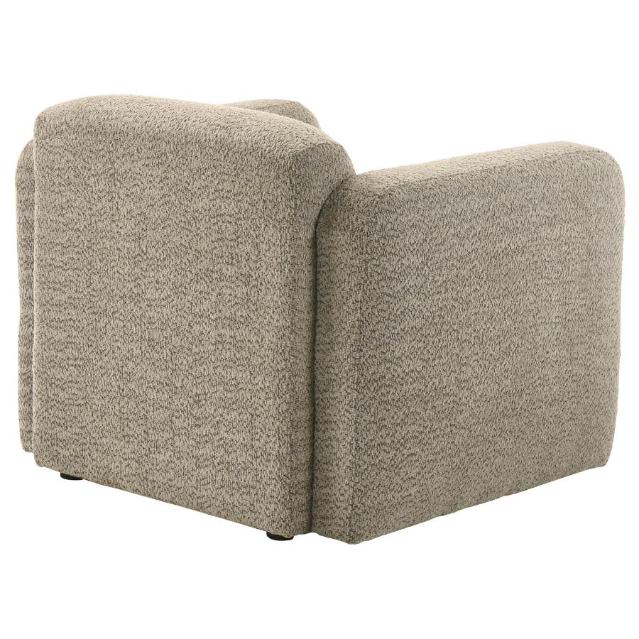 Dorset - Fabric Upholstered Round Track Arm Accent Chair - Image 16