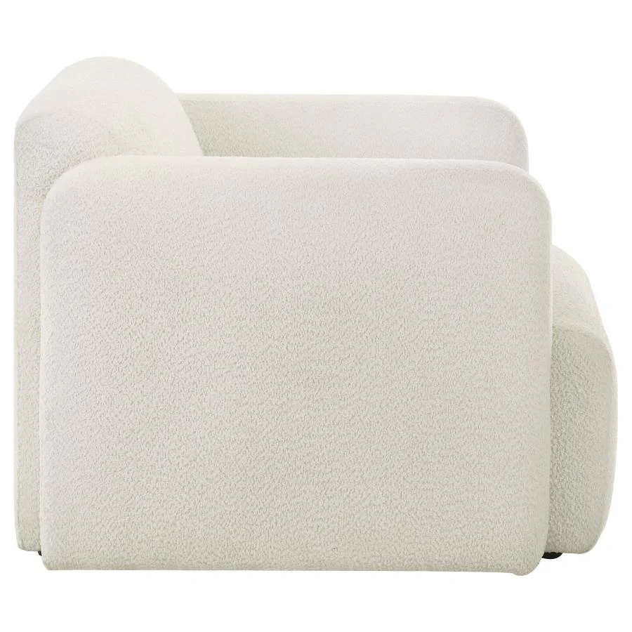 Dorset - Fabric Upholstered Round Track Arm Accent Chair - Image 17