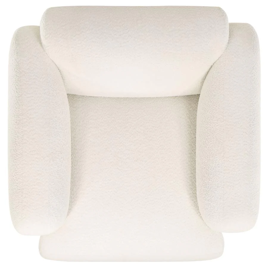 Dorset - Fabric Upholstered Round Track Arm Accent Chair - Image 19