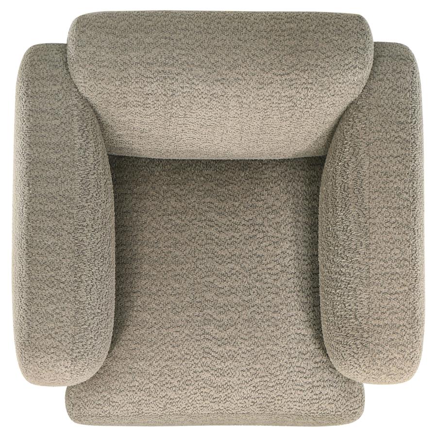 Dorset - Fabric Upholstered Round Track Arm Accent Chair - Image 20