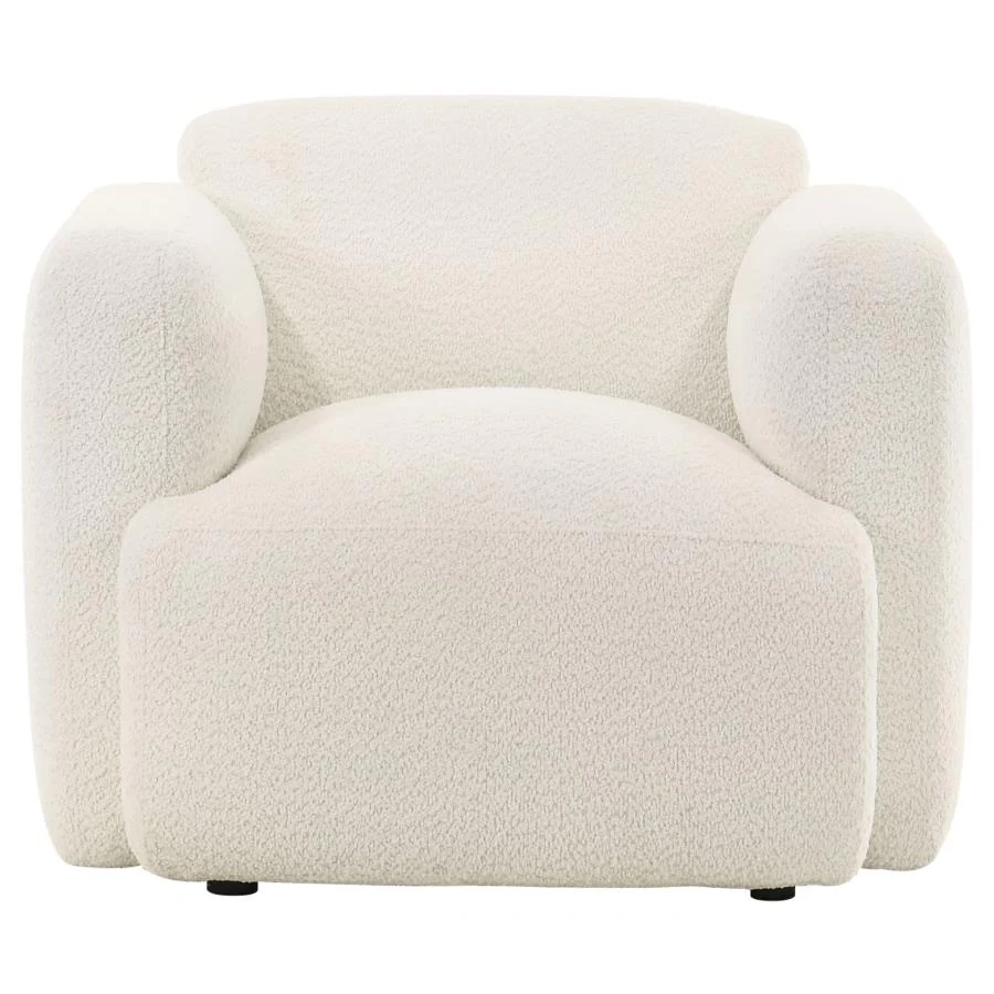 Dorset - Fabric Upholstered Round Track Arm Accent Chair - Image 5