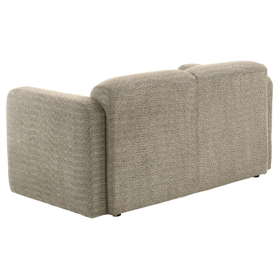 Dorset - Fabric Upholstered Round Track Arm Loveseat - Image 12