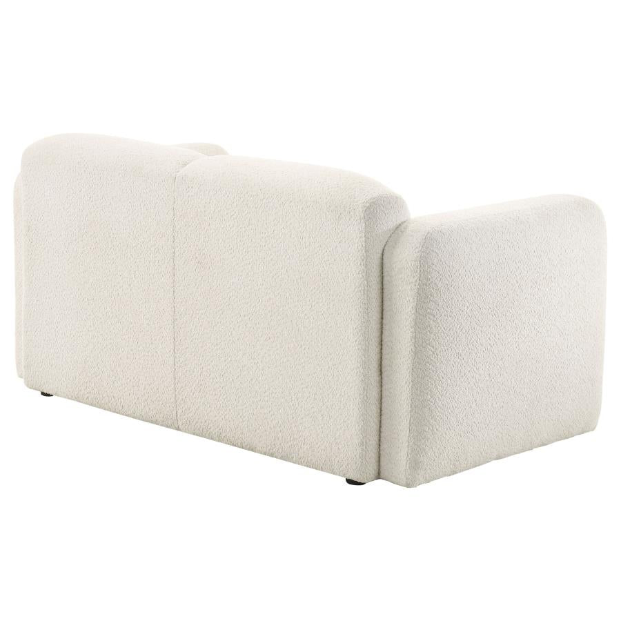 Dorset - Fabric Upholstered Round Track Arm Loveseat - Image 15