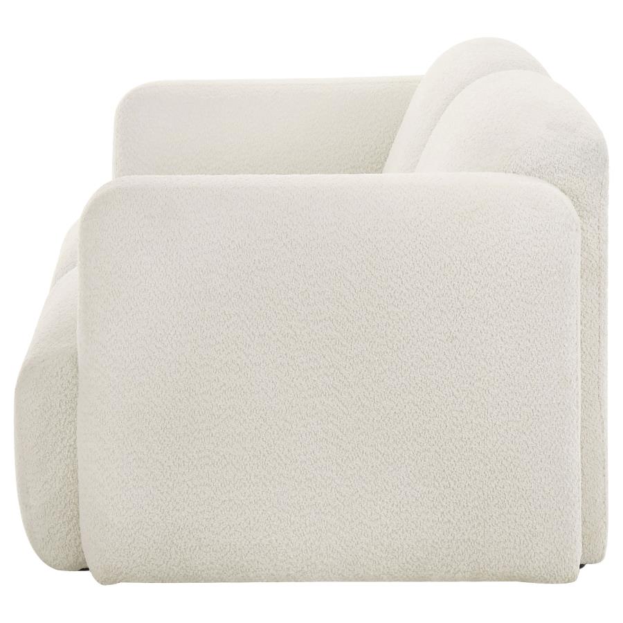 Dorset - Fabric Upholstered Round Track Arm Loveseat - Image 9
