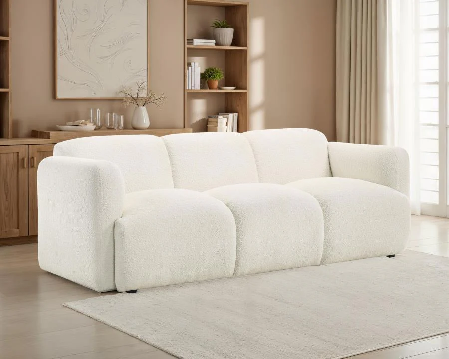 Dorset - Fabric Upholstered Round Track Arm Sofa - Image 3