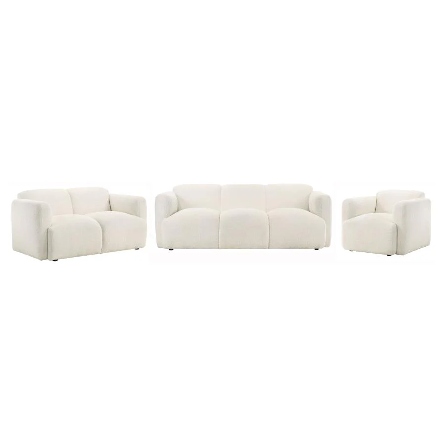 Dorset - Upholstered Round Track Arm Sofa Set - Image 6