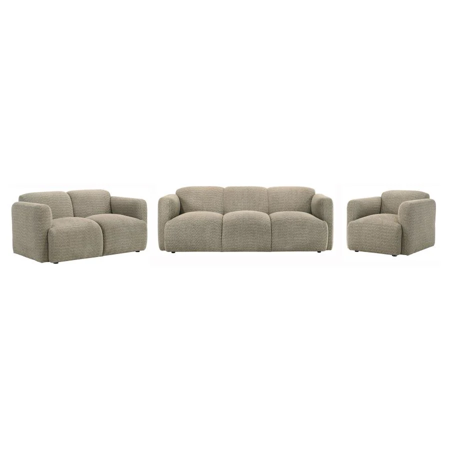 Dorset - Upholstered Round Track Arm Sofa Set - Image 8