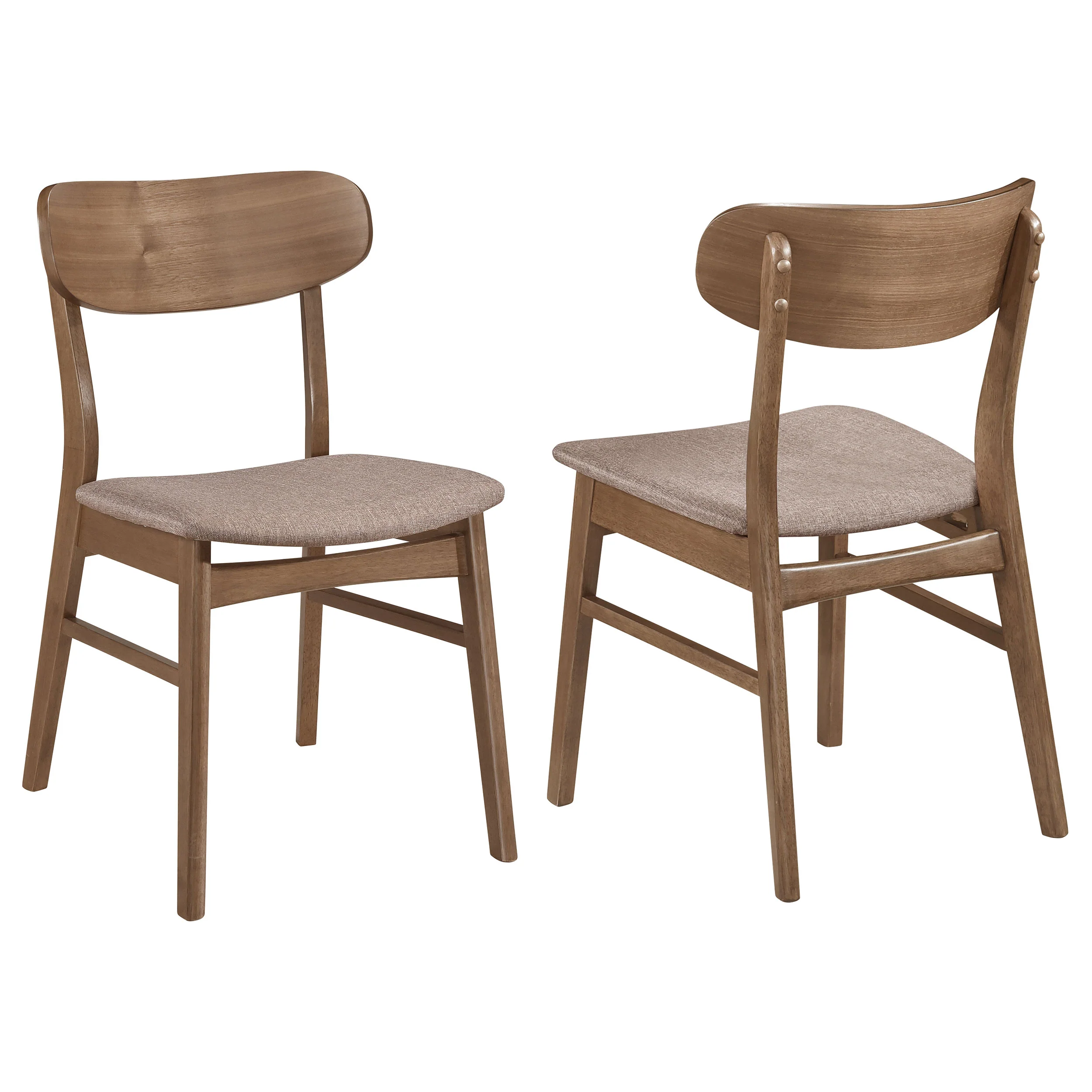 Dortch - Dining Side Chair (Set of 2) - Walnut And Brown - Image 15