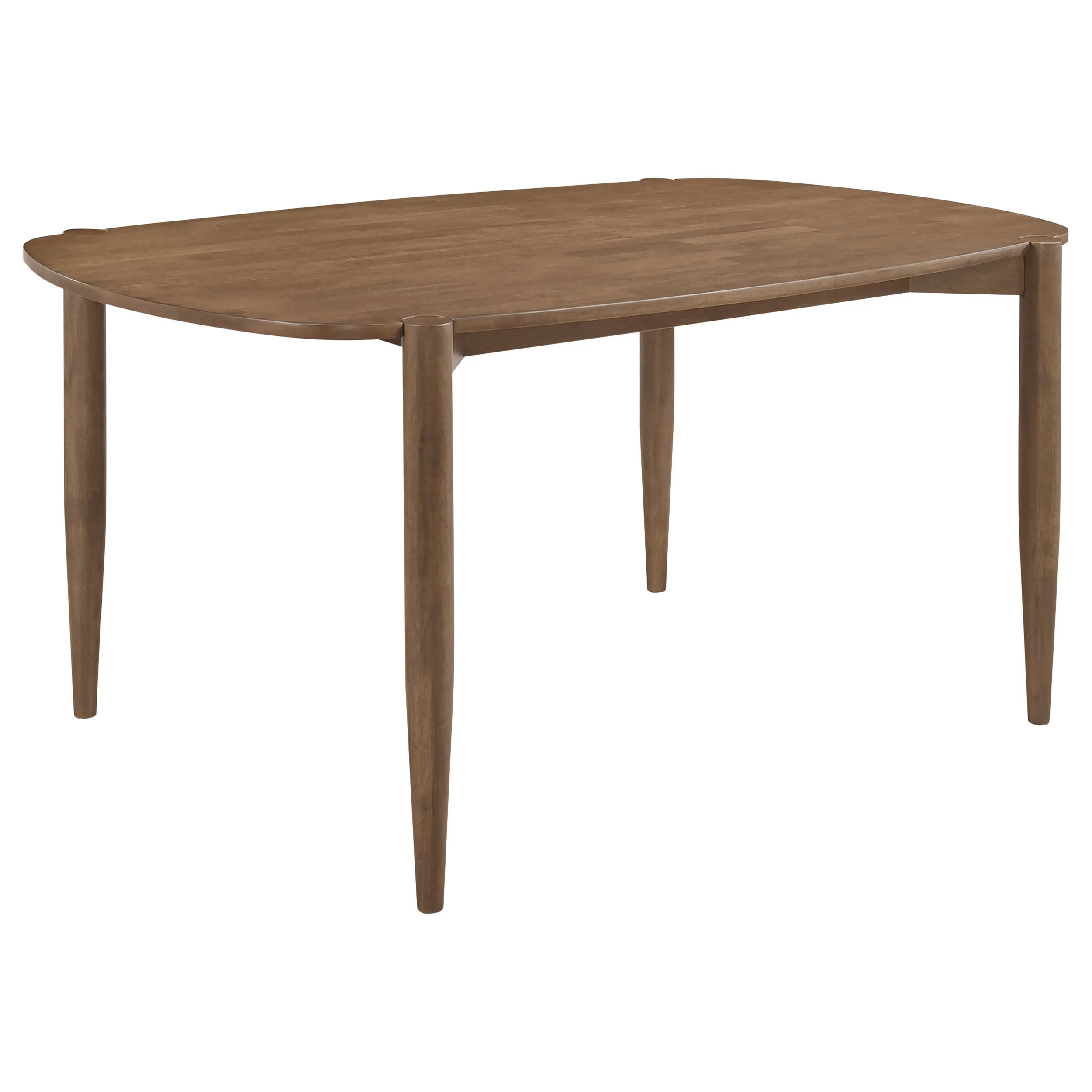 Dortch - Oval Solid Wood Dining Table - Walnut - Image 10