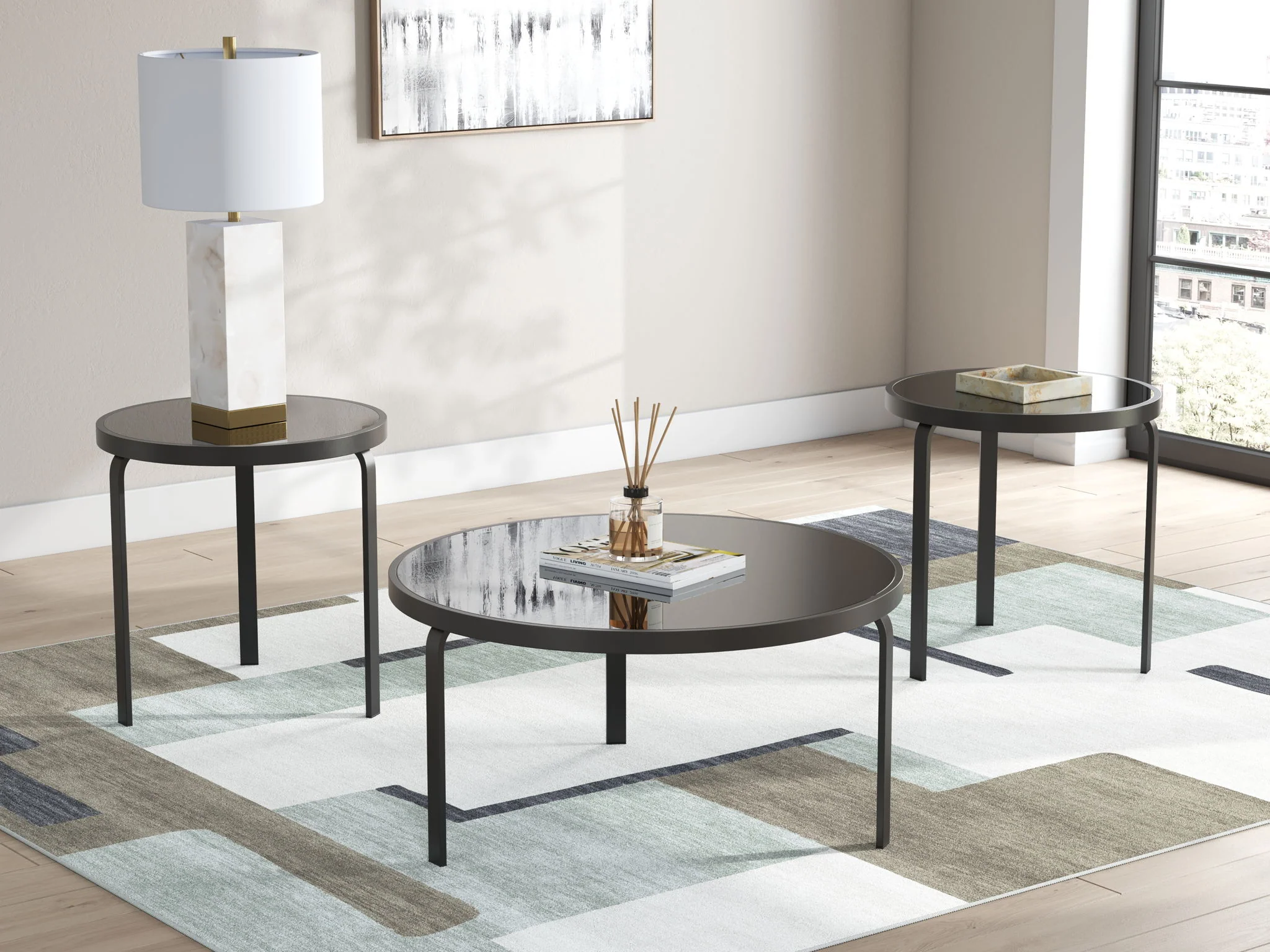 Dorylin - Occasional Table Set (Set of 3) - Black - Image 5