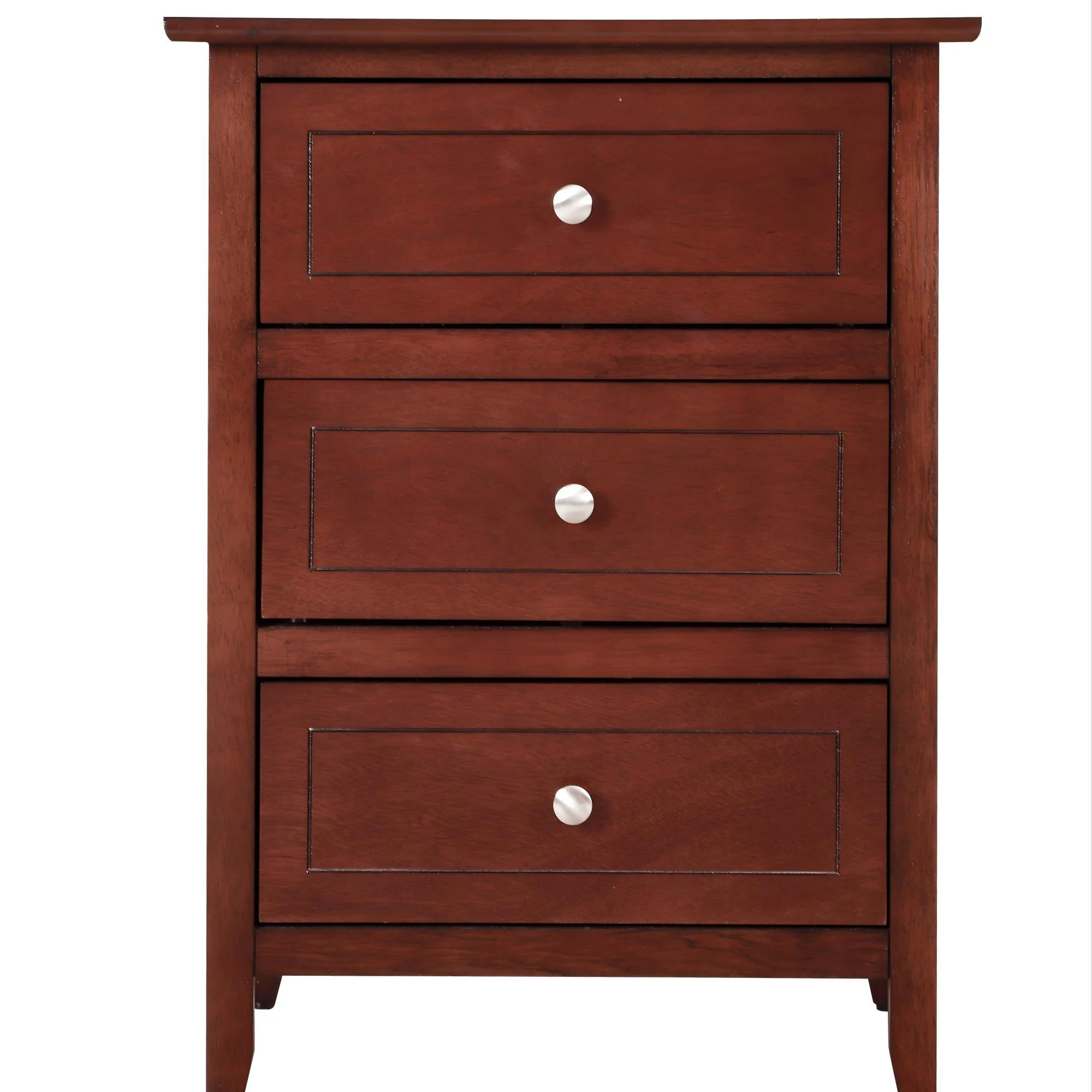 Dove Tailed Drawers 3 Drawer Nightstand - Image 15