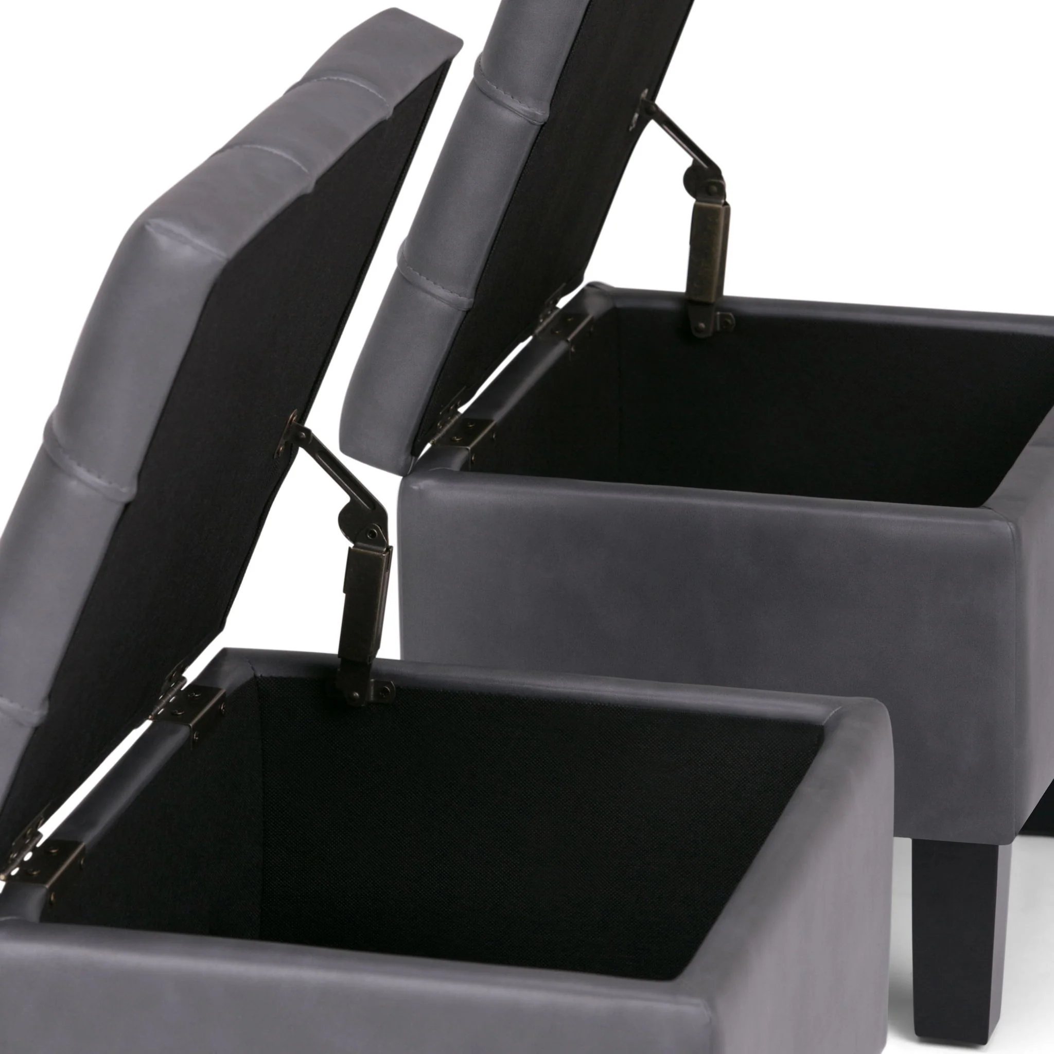 Dover - 3 Piece Storage Ottoman Contemporary Design - Image 8