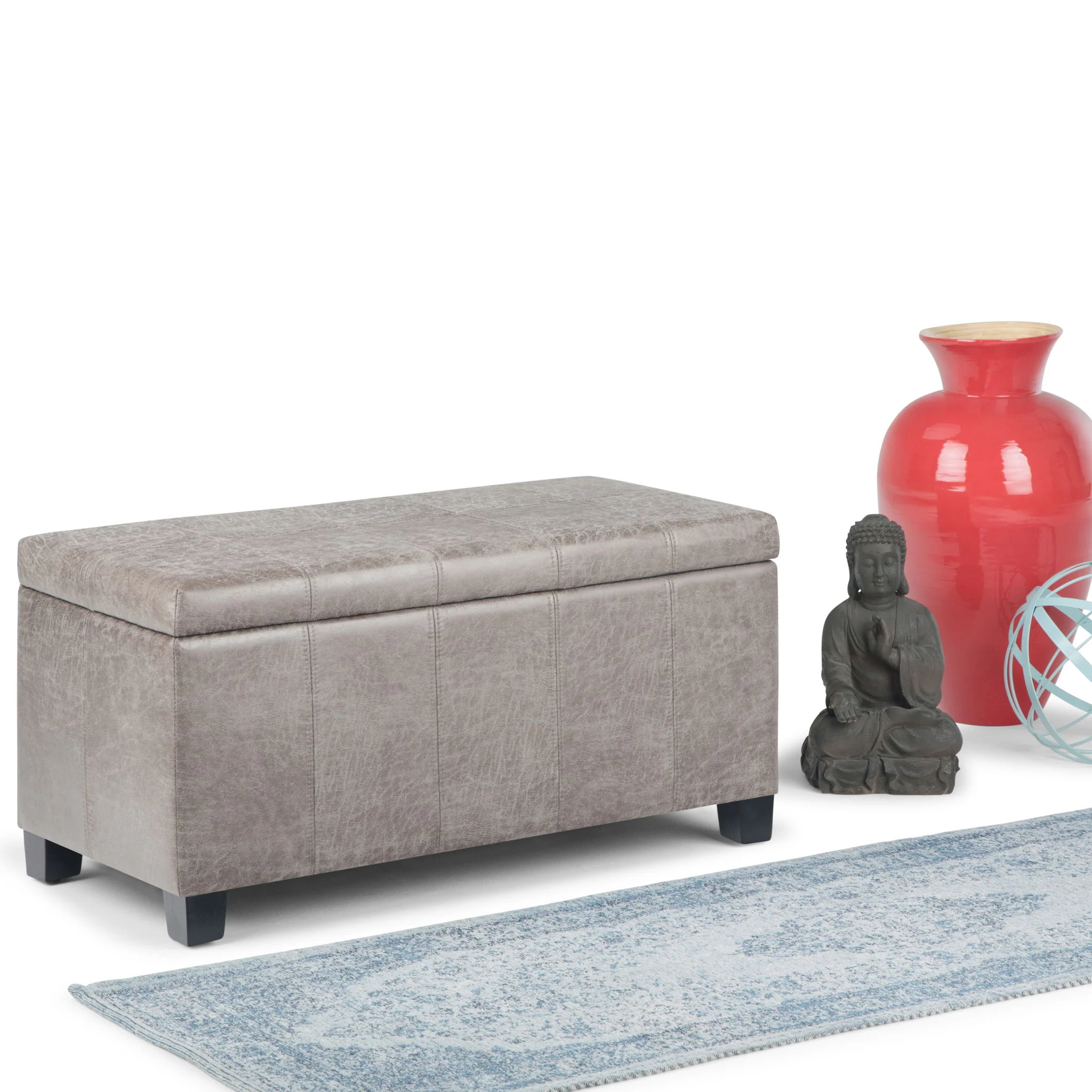 Dover - Upholstered Storage Ottoman Bench - Image 25