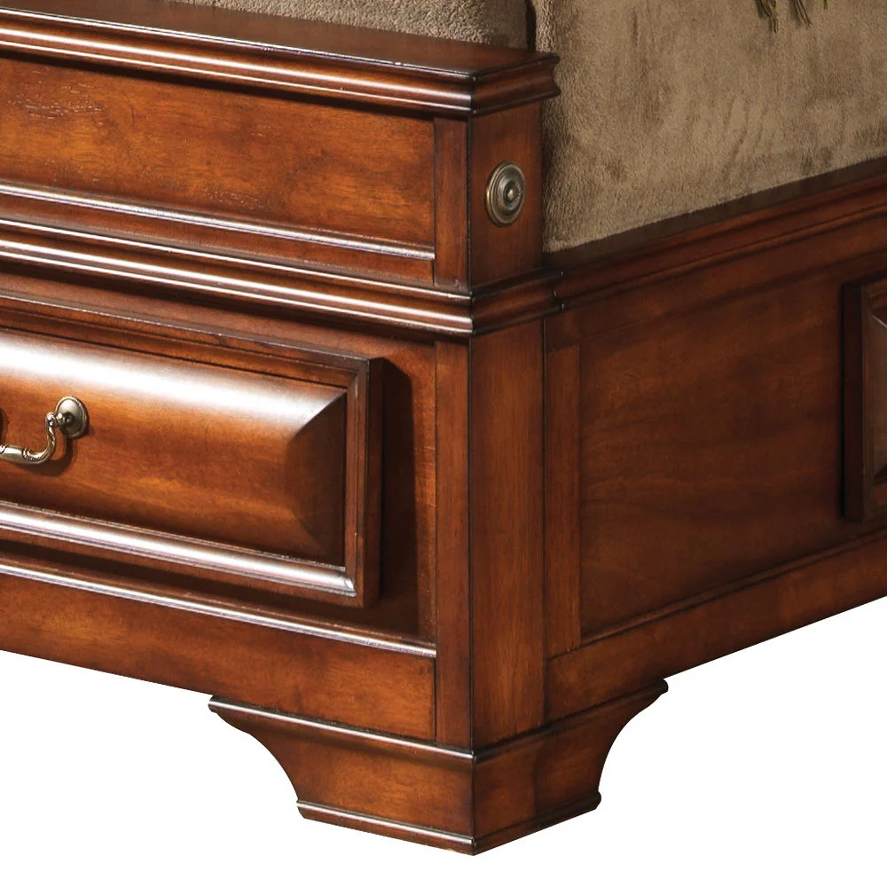 Dovetailed Drawers Storage Bed - Image 4