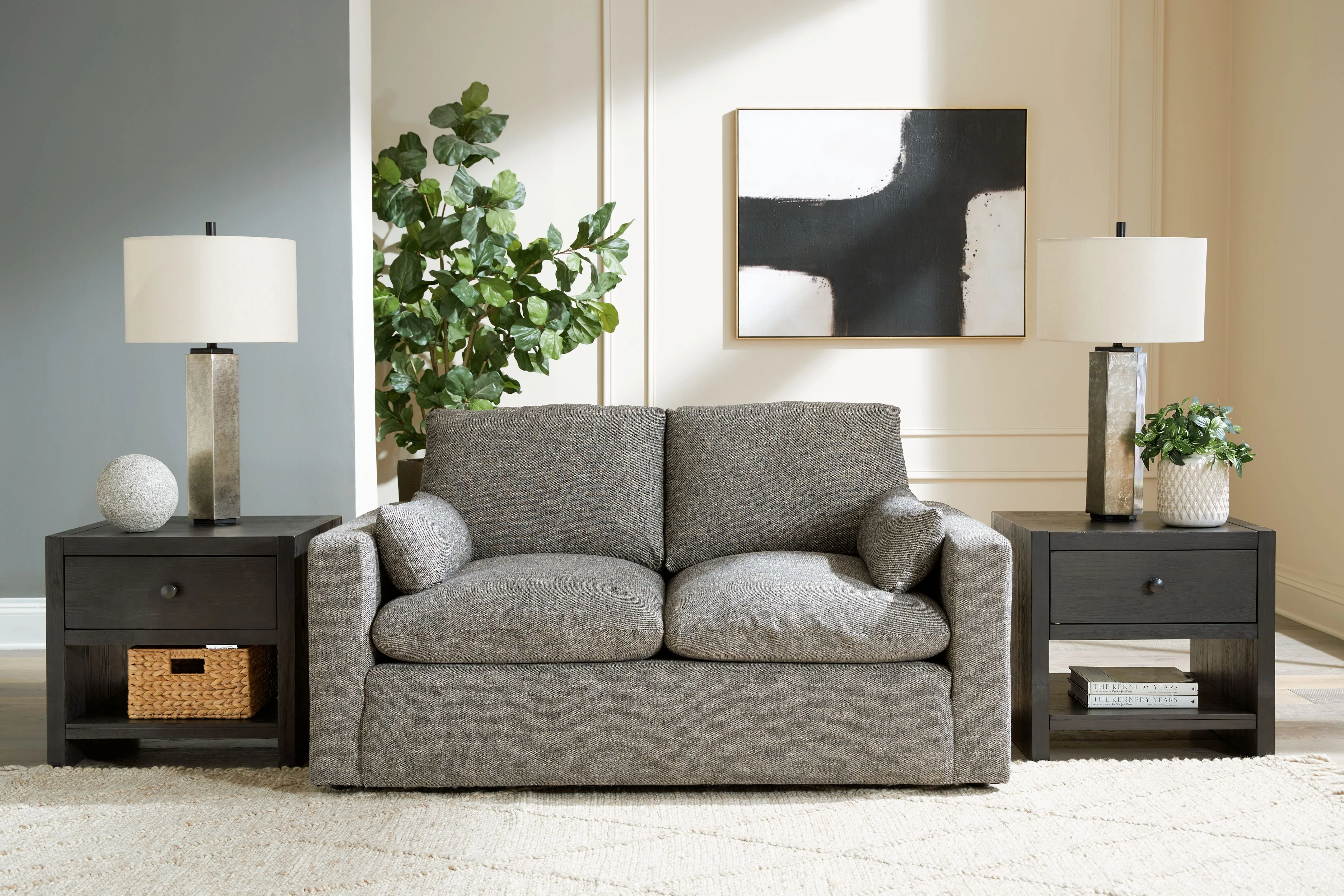 Dramatic - Loveseat - Granite - Image 6