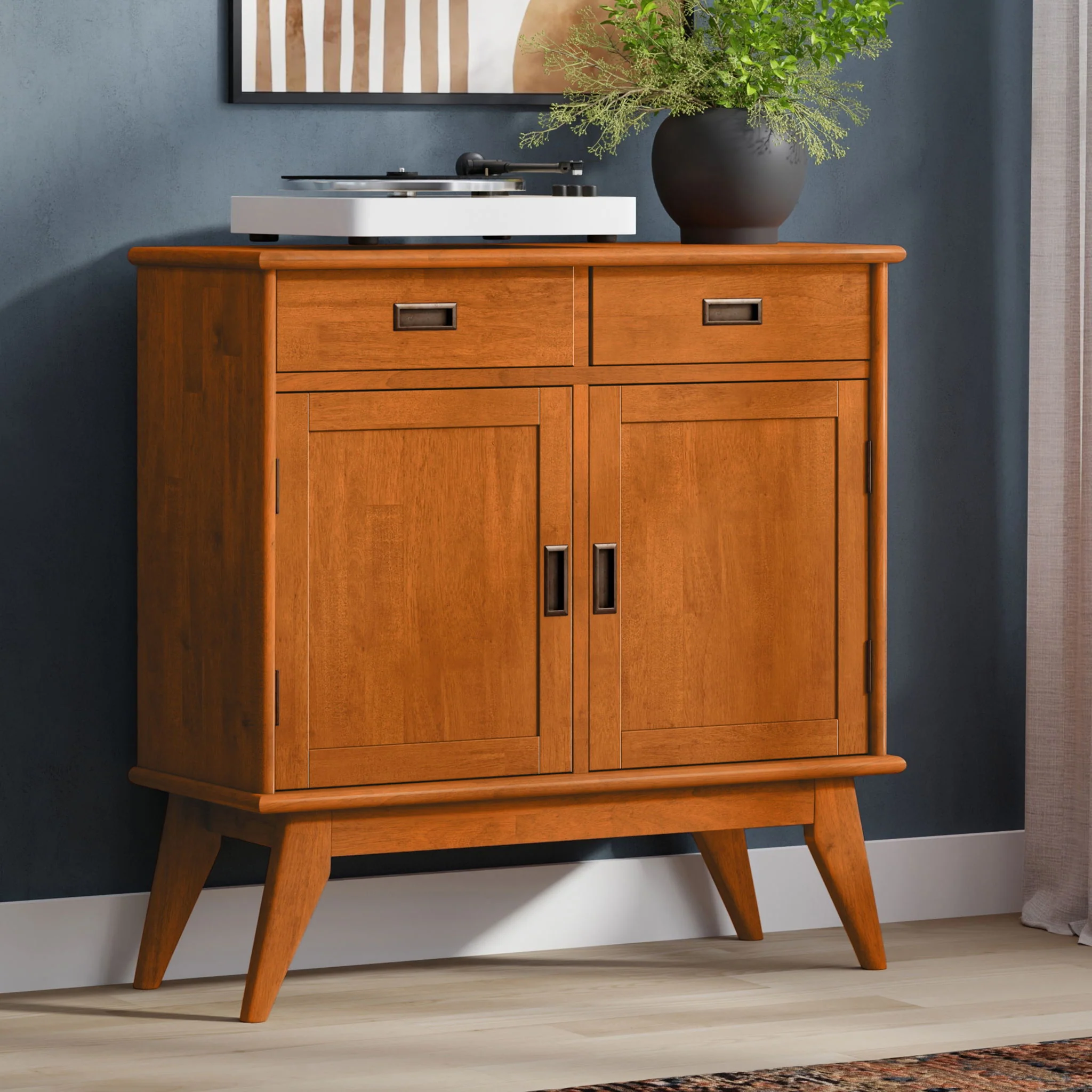 Draper - Entryway Storage Cabinet - Brown - Image 3