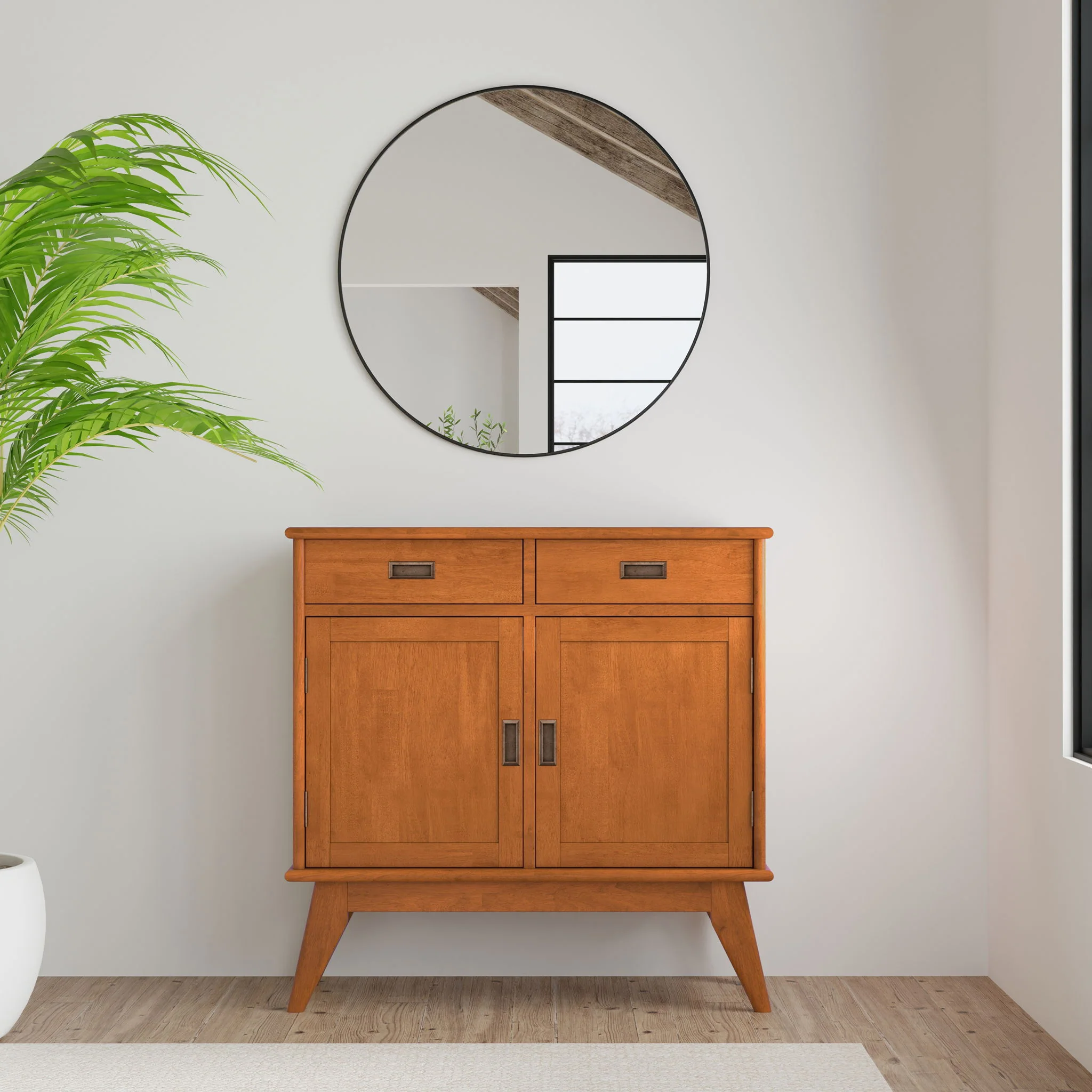 Draper - Entryway Storage Cabinet - Brown - Image 6