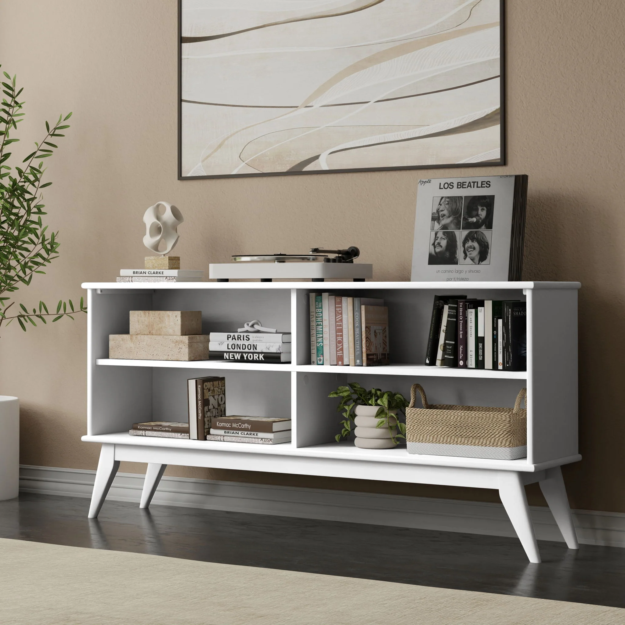 Draper - Handcrafted Low Bookcase - Image 23