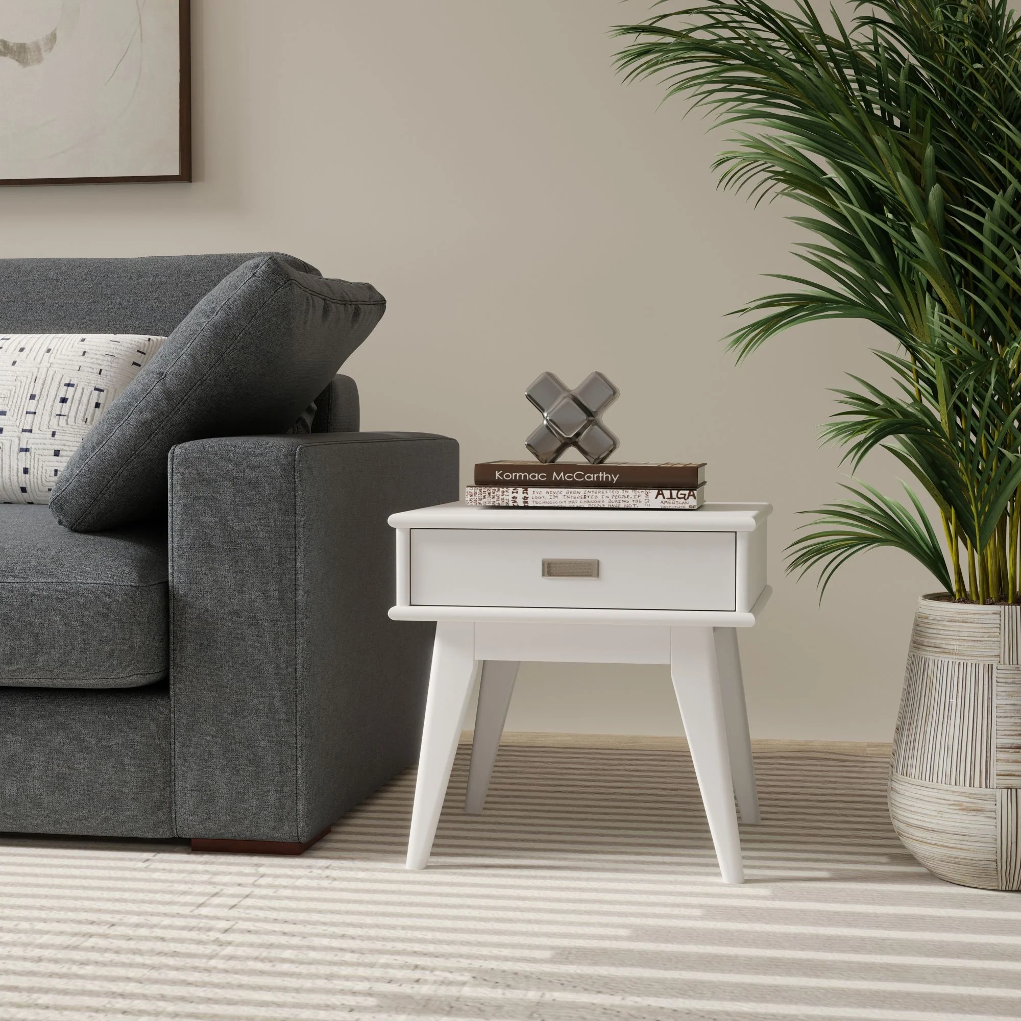 Draper - Handcrafted Mid Century End Table - Image 25
