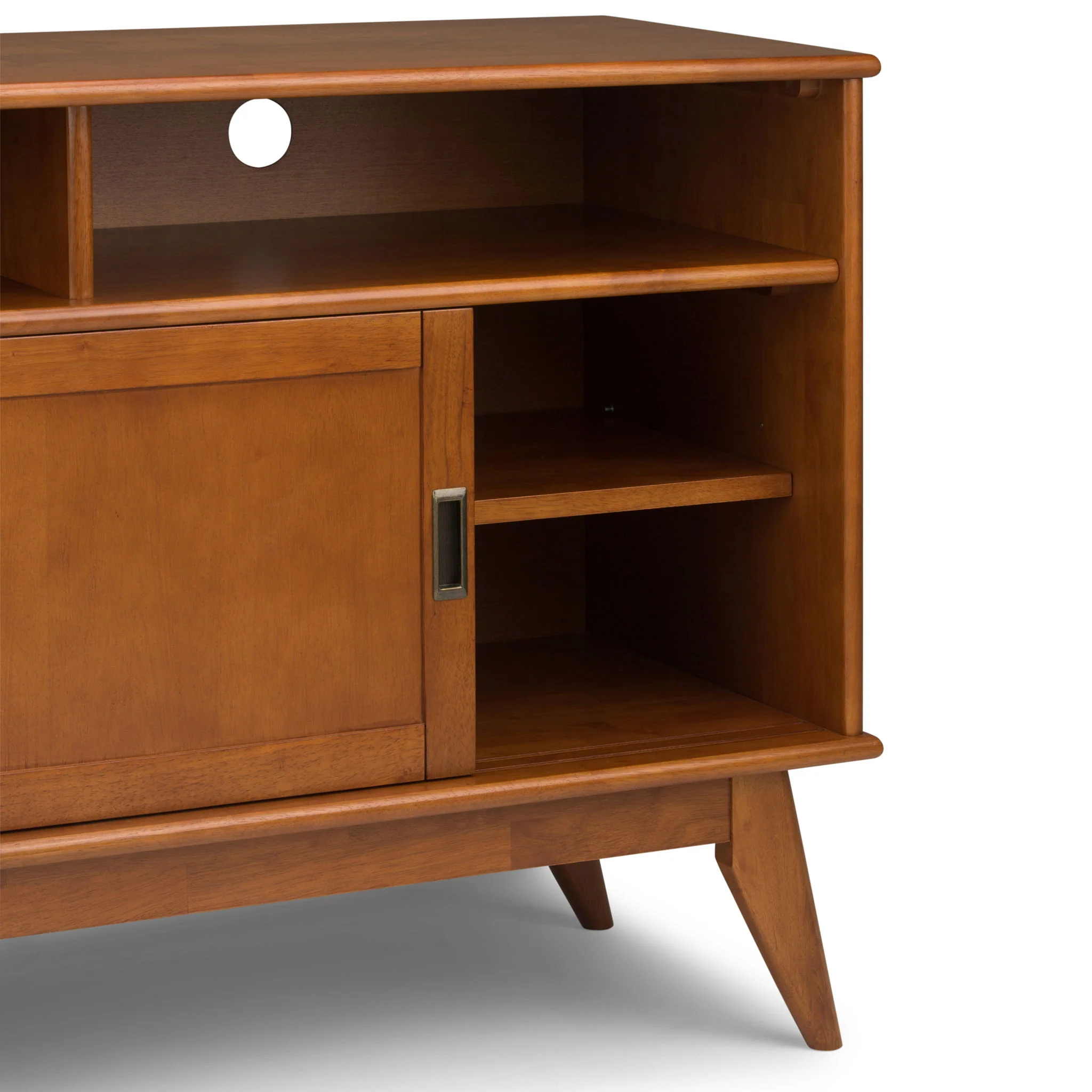 Draper - Handcrafted Mid Century Low TV Media Stand - Image 24