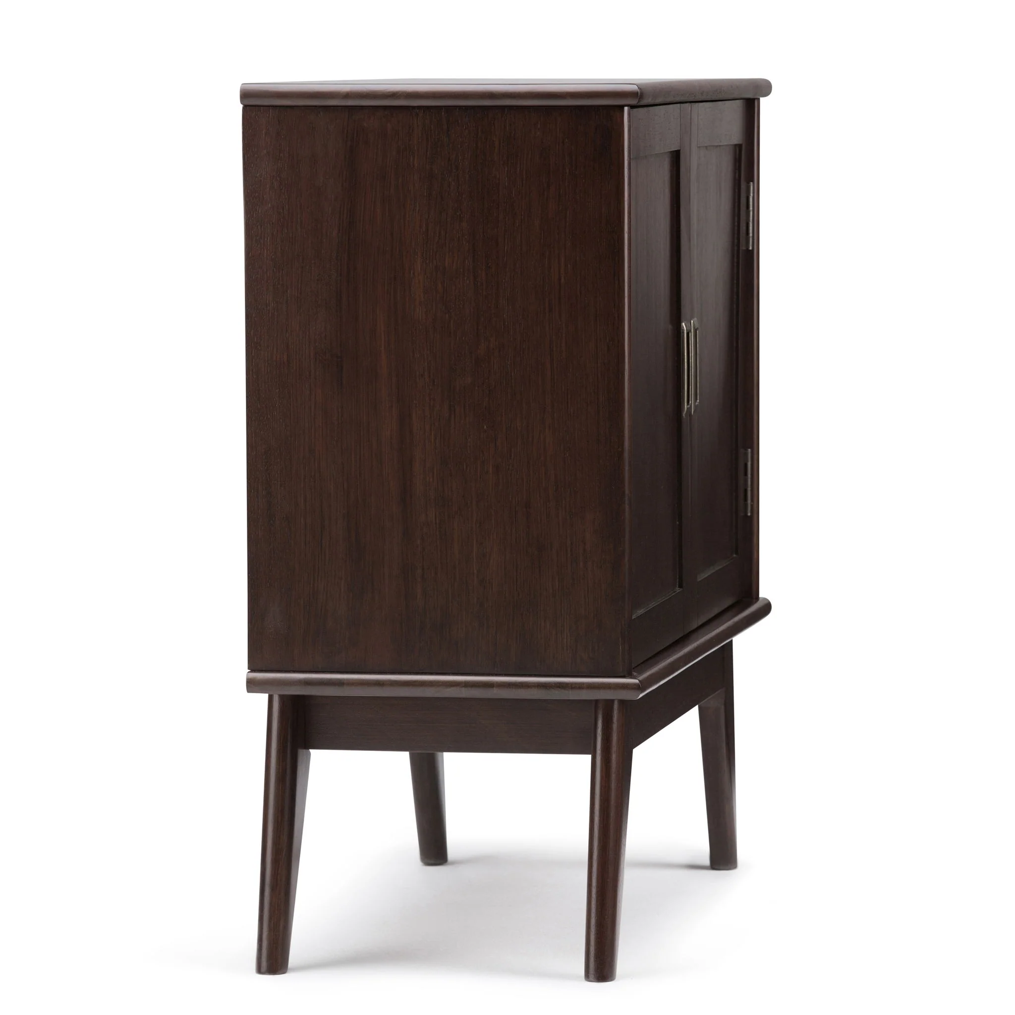 Draper - Low Storage Cabinet - Medium Auburn Brown - Image 3