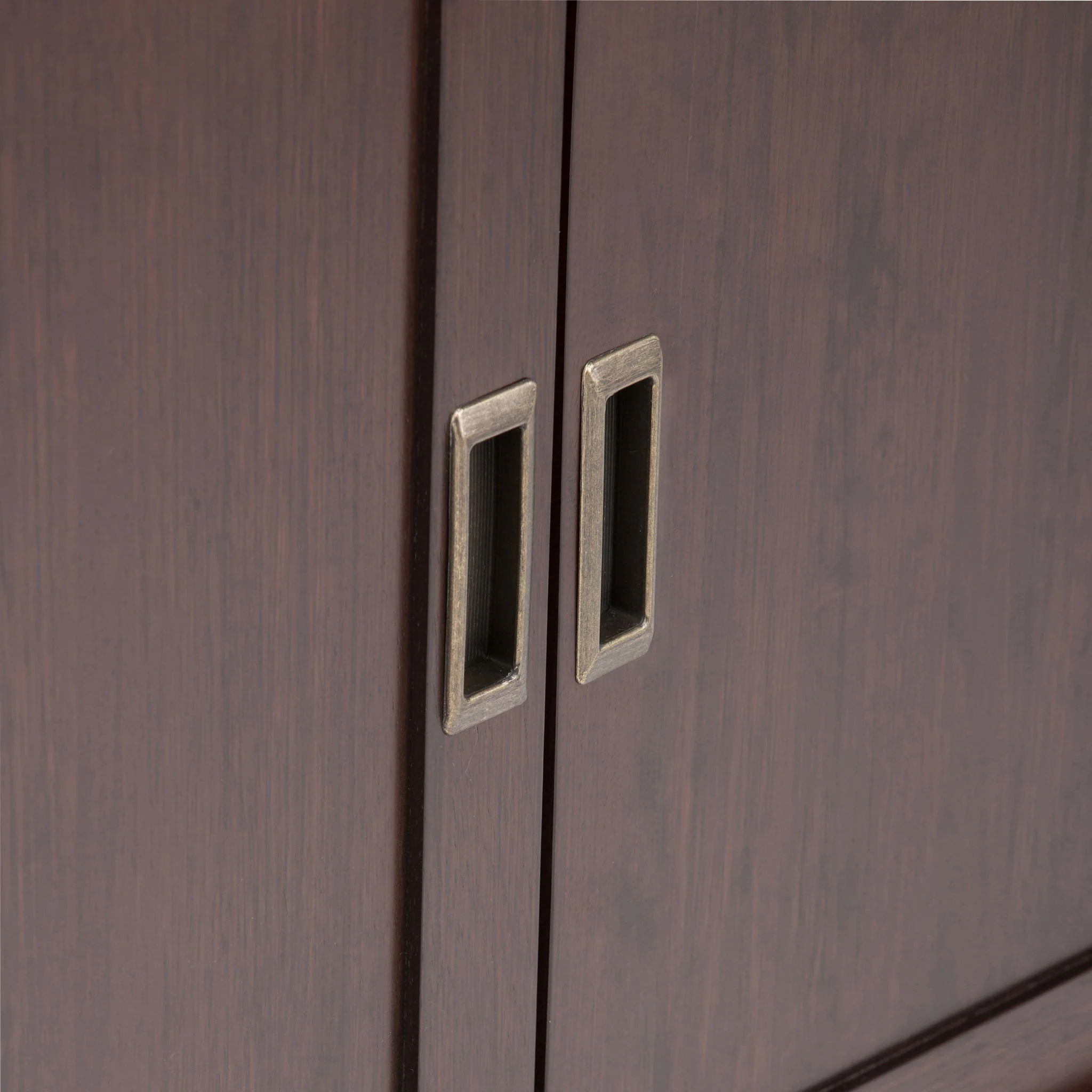 Draper - Low Storage Cabinet - Medium Auburn Brown - Image 7