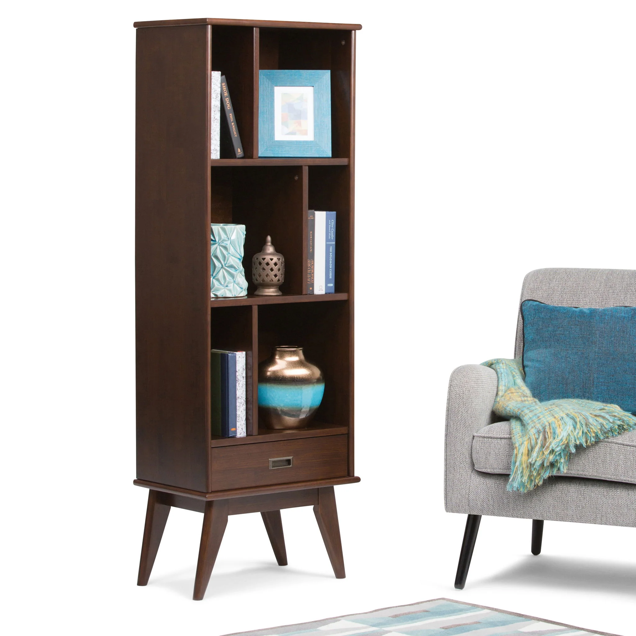 Draper - Mid Century Wide Bookcase And Storage Unit - Image 43