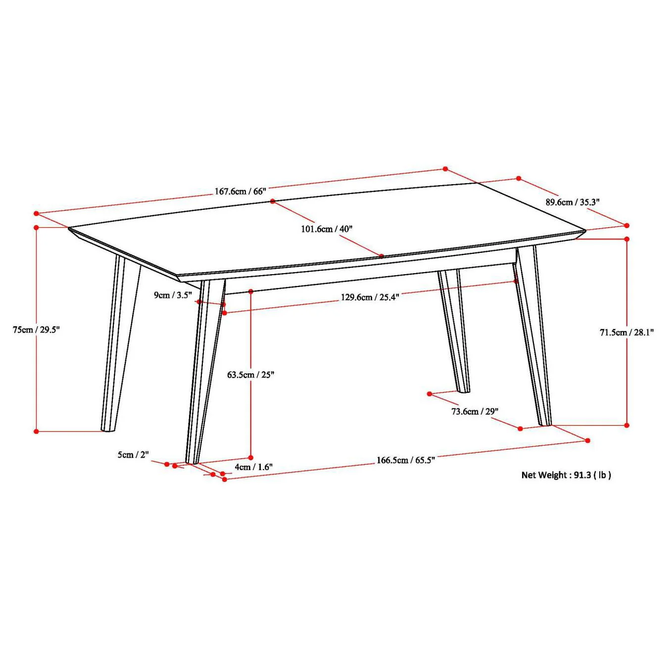Draper - Rectangular Dining Table - Image 9
