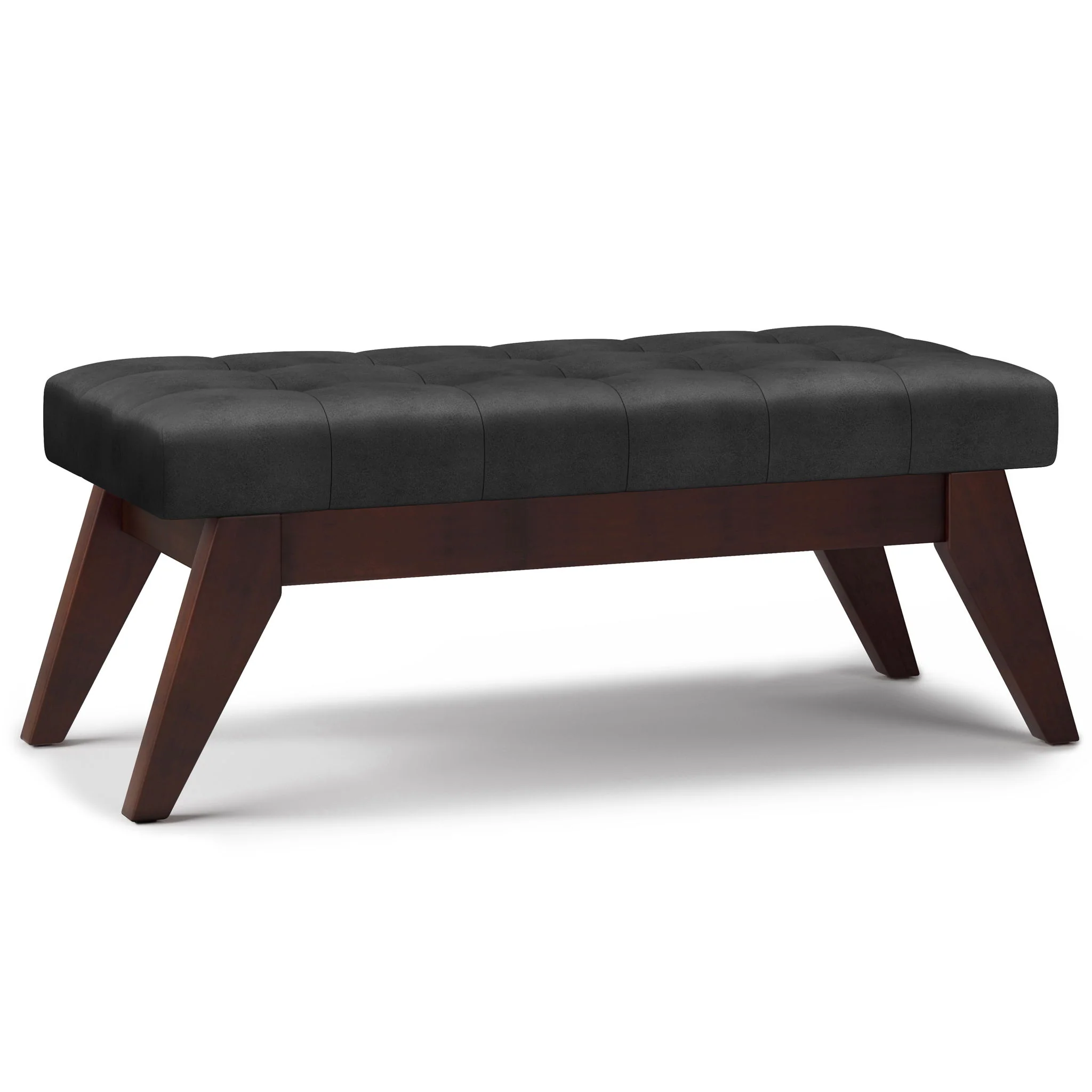 Draper - Upholstered Mid Century Tufted Ottoman Bench - Image 2