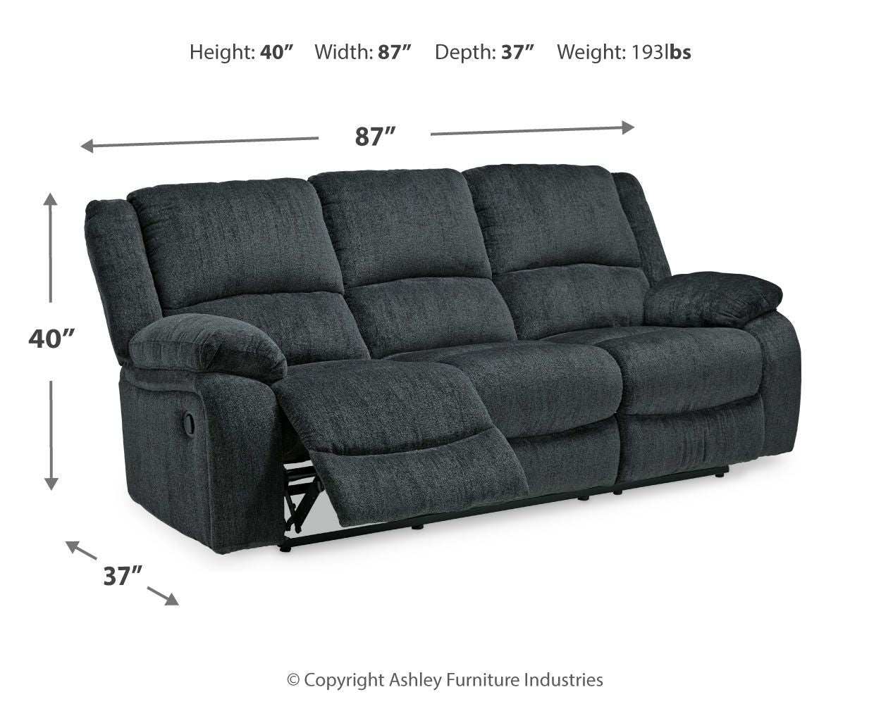 Draycoll - Reclining Sofa - Image 9