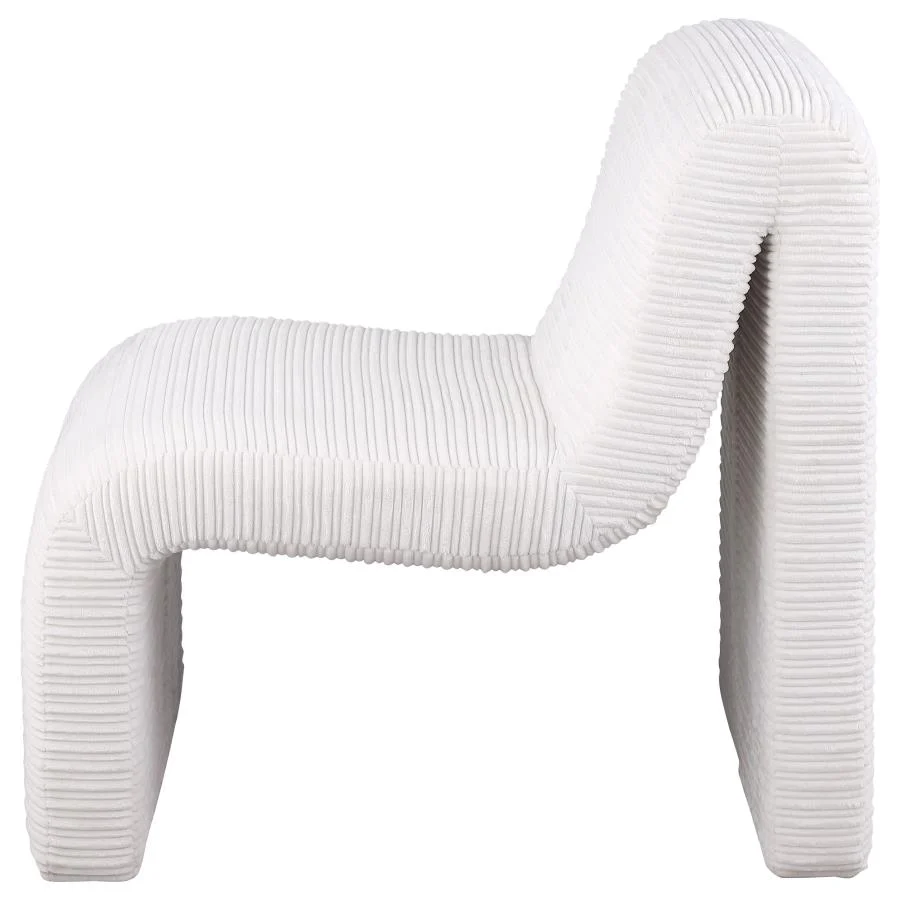 Drayton - Upholstered Curved Armless Accent Chair - Image 10