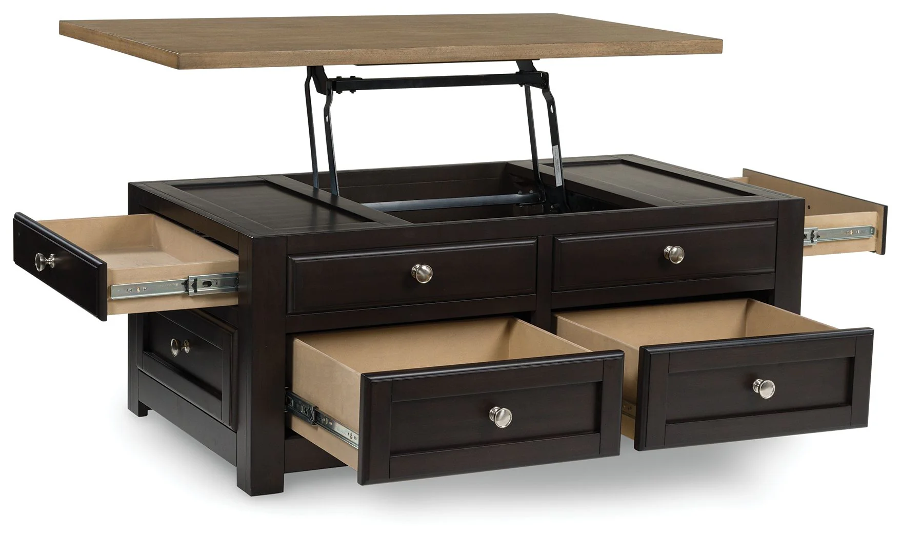 Drazmine - Lift Top Cocktail Table - Brown - Image 10