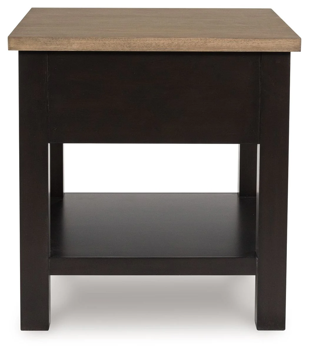 Drazmine - Rectangular End Table - Brown - Image 3