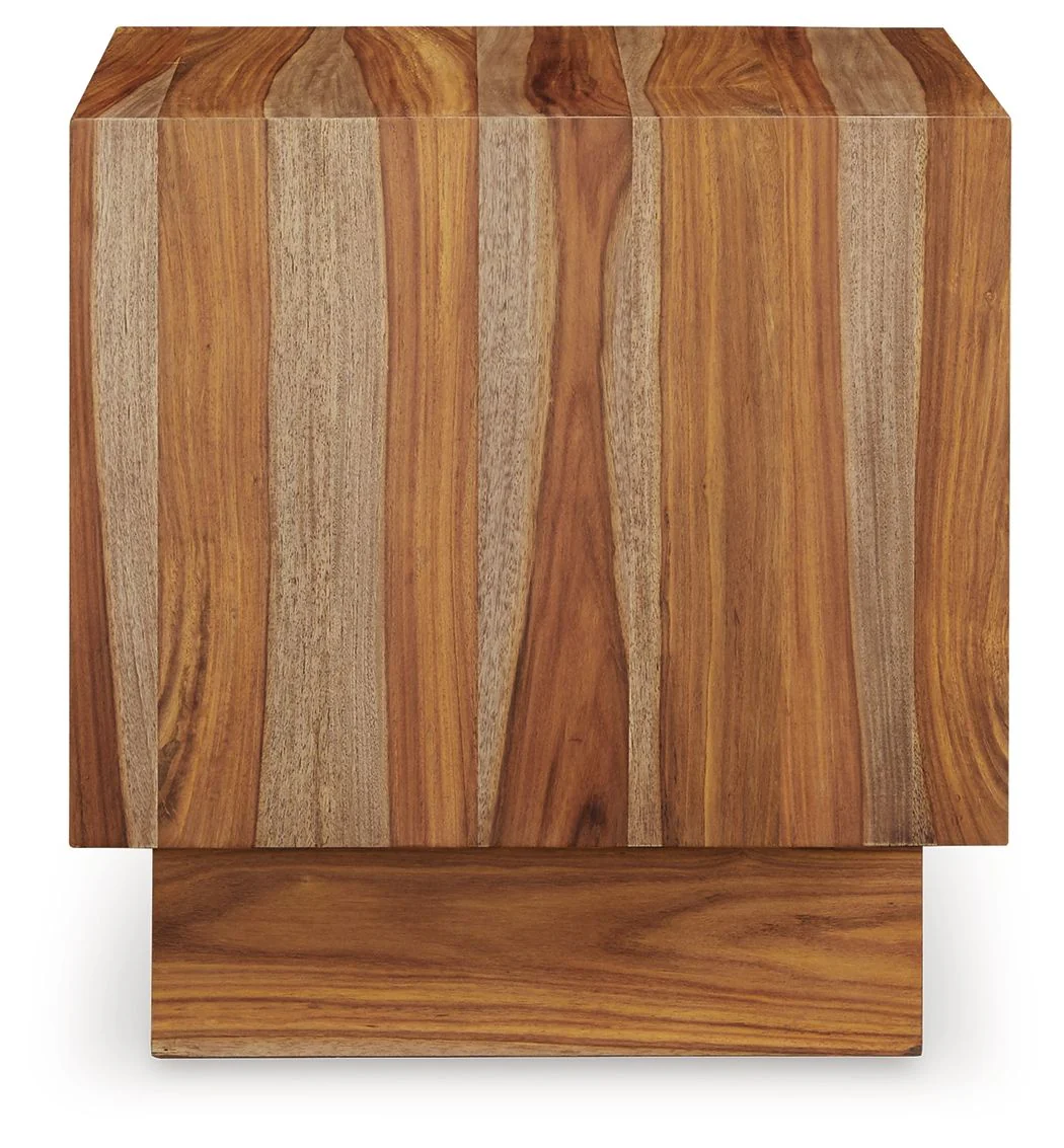 Dressonni - Square End Table - Brown - Image 6