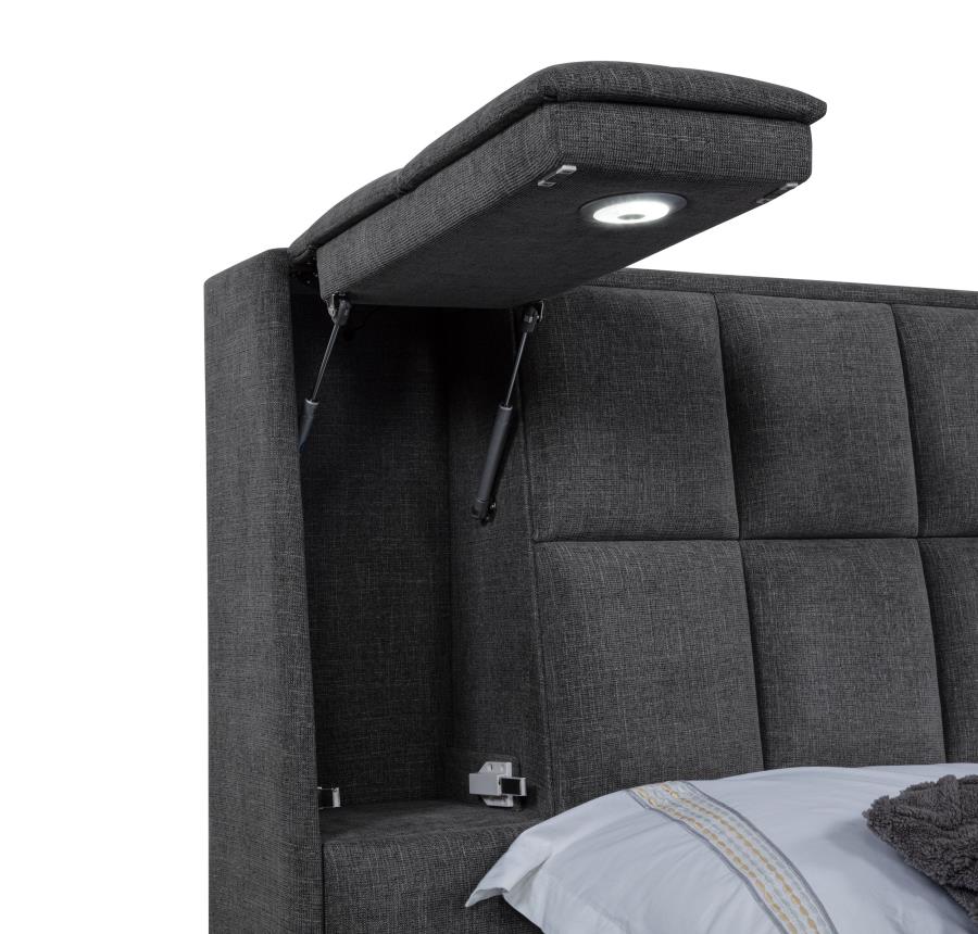 Dreux - Upholstered Panel Platform Bed - Image 65