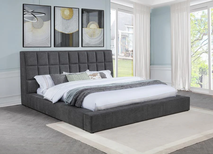 Dreux - Upholstered Panel Platform Bed - Image 9