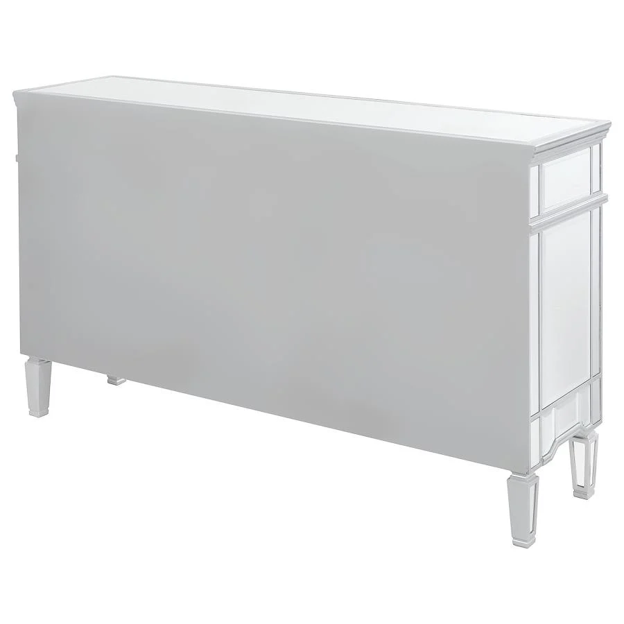 Duchess - 5-Drawer Mirrored Storage Accent Cabinet - Silver - Image 7