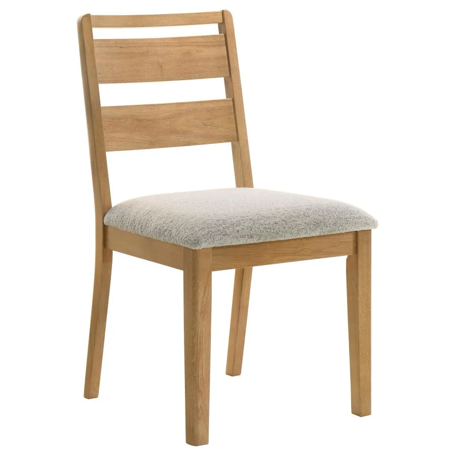 Duncan - Ladder Back Dining Side Chair (Set of 2) - Washed Oak - Image 3