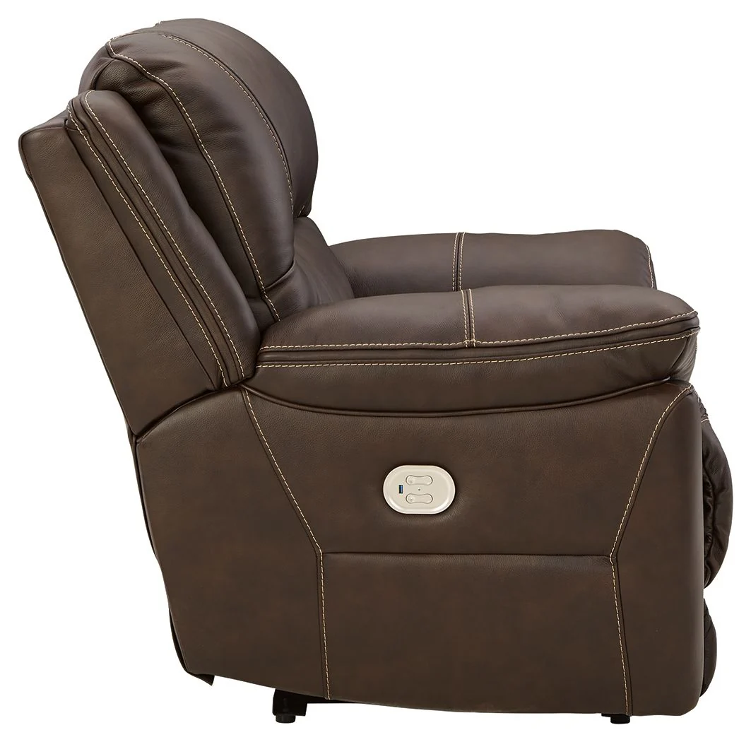 Dunleith - Zero Wall Recliner w/PWR HDRST - Chocolate - Image 11