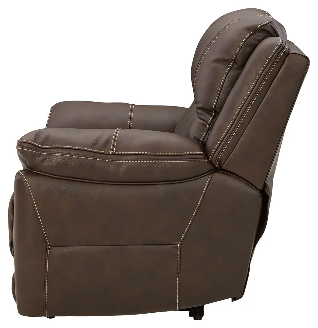 Dunleith - Zero Wall Recliner w/PWR HDRST - Chocolate - Image 6