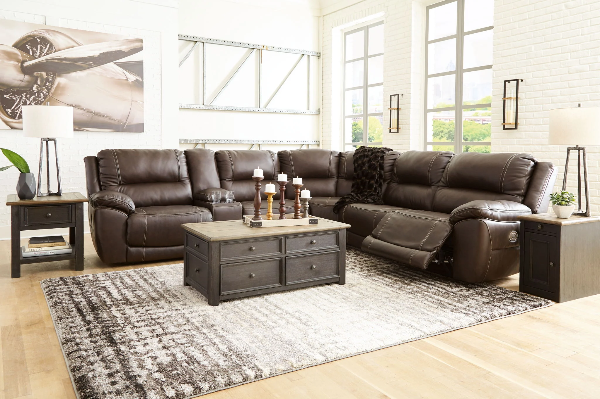Dunleith - Power Reclining Sectional - Image 28