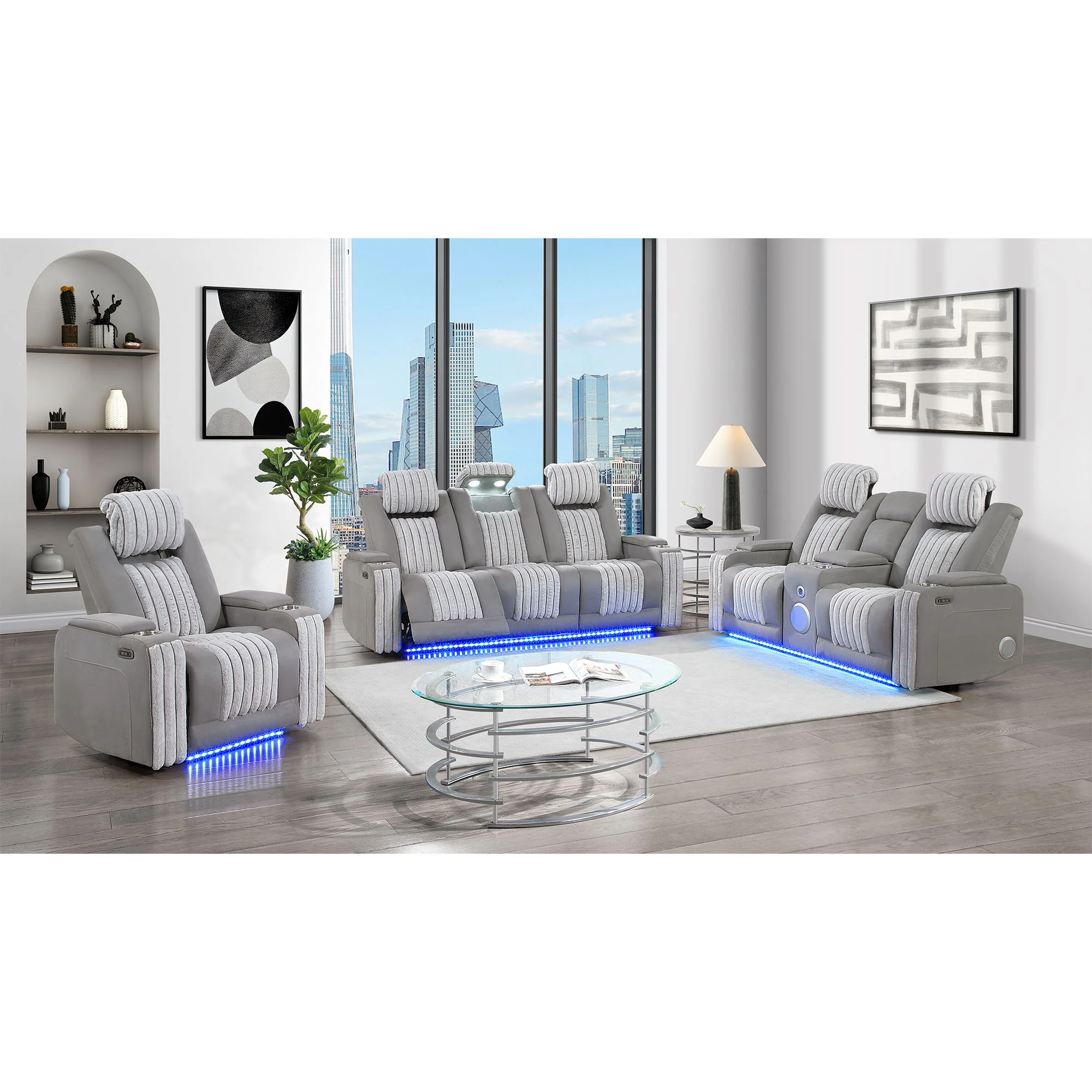 Duran - Power Reclining Set With Power Headrest - Image 30